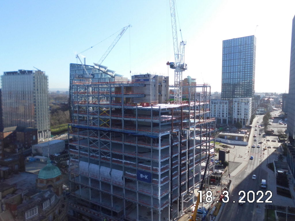 Project Update March - 4 Angel Square Billington Structures