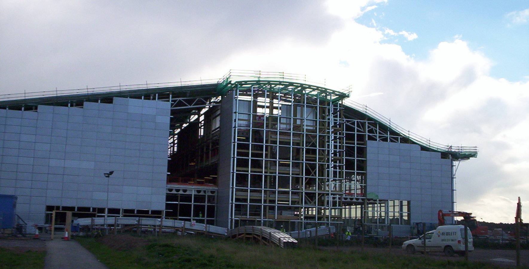 Doncaster International Airport - structural steelwork
