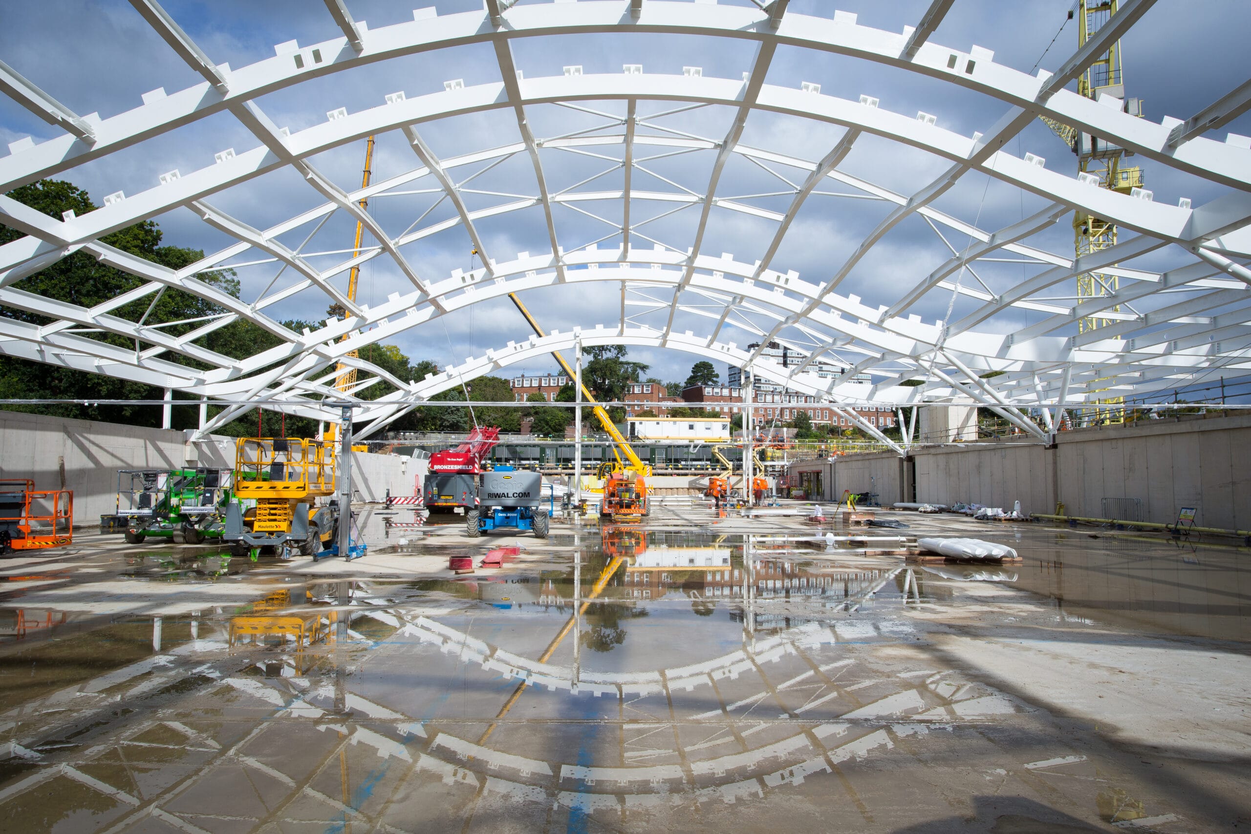 The All England Lawn Tennis Club - structural steelwork from Billington Structures