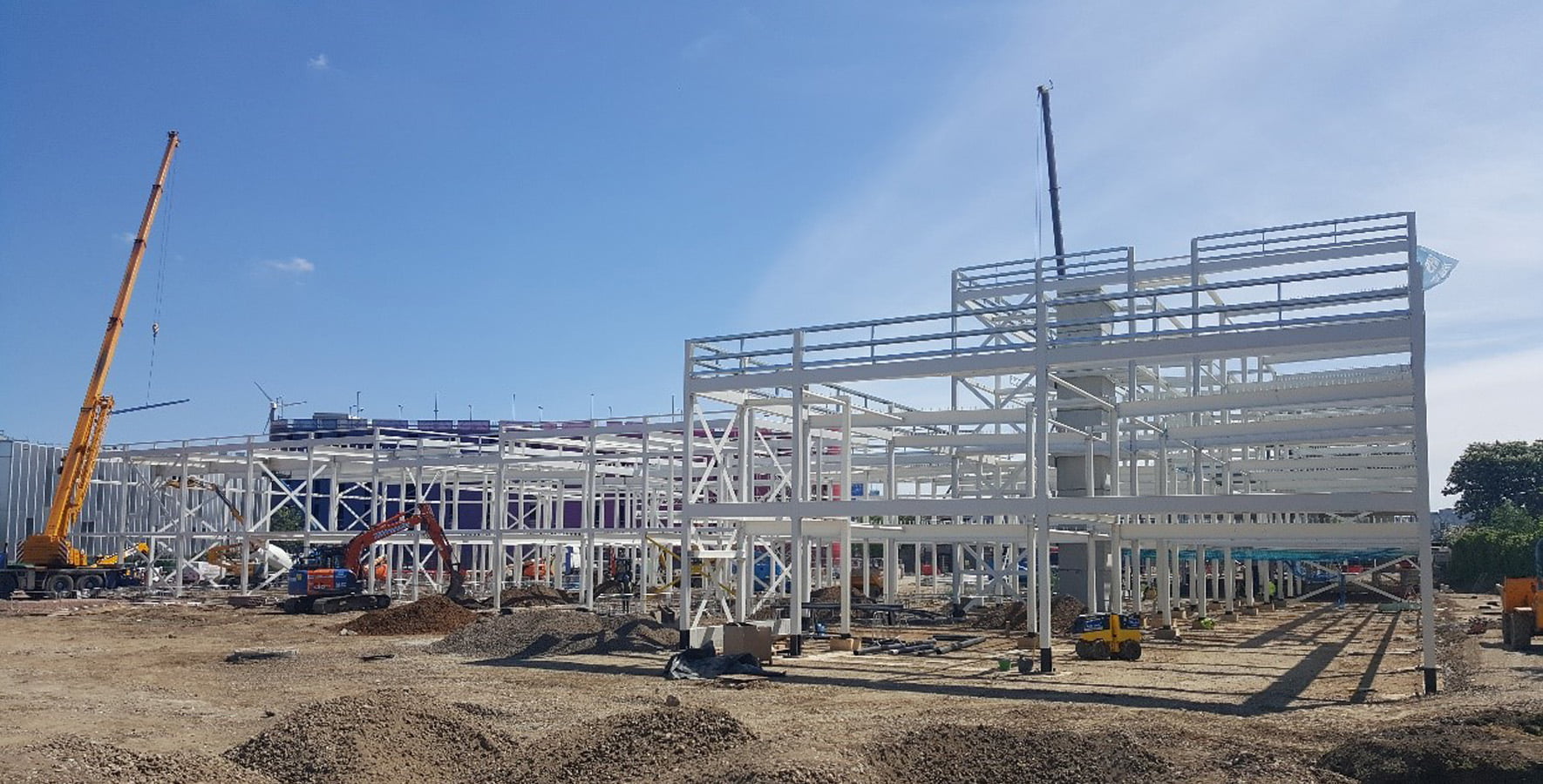 bolder academy - billington structures - construction steelwork