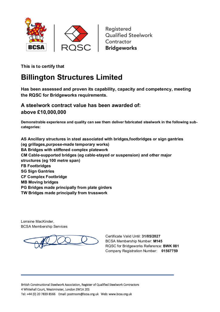 RQSC for Bridgeworks