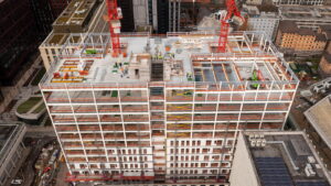 Excellence Rating Circle Square Aerial View 