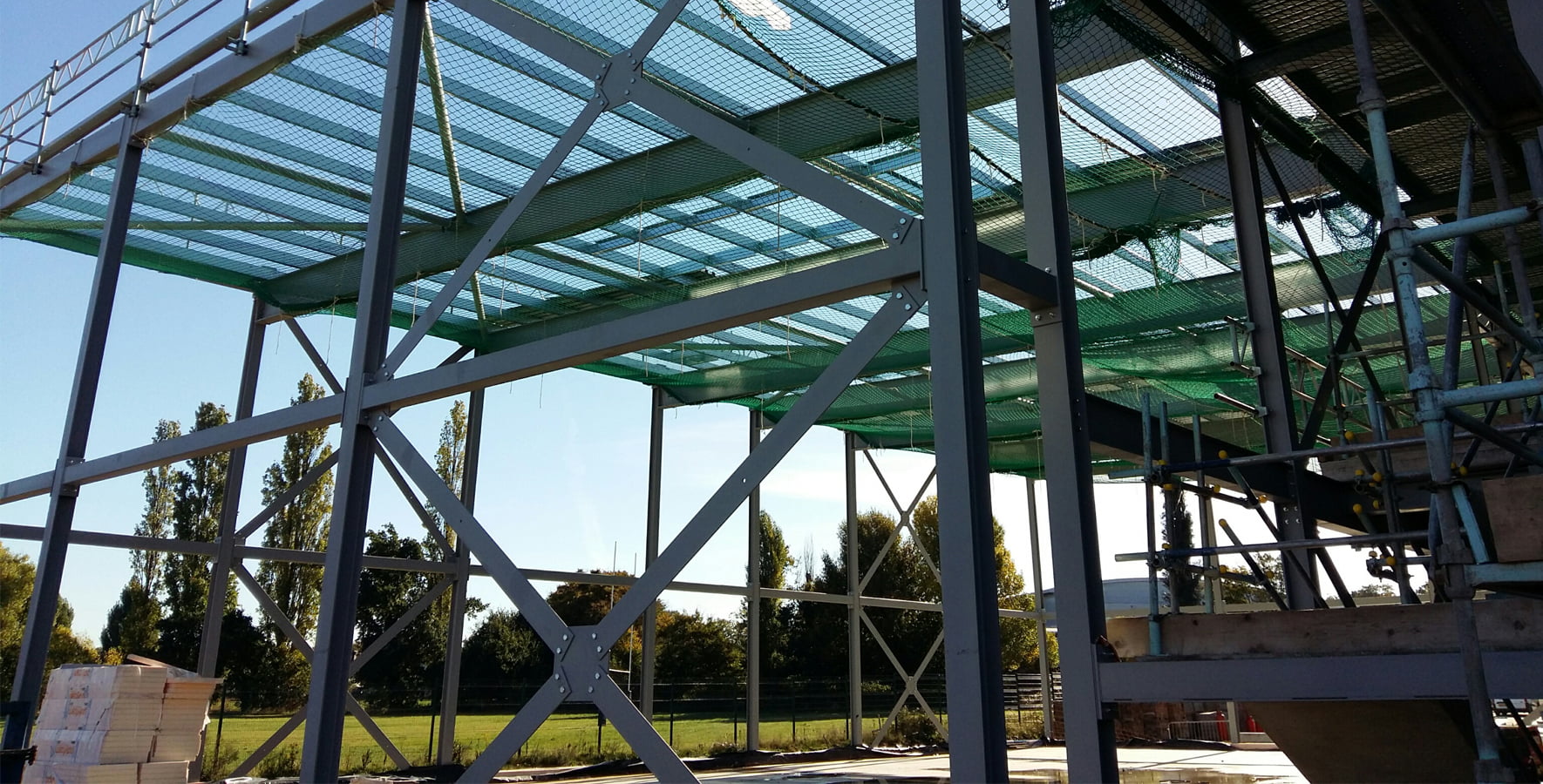 Eden Park High School - structural steelwork - Billington Structures