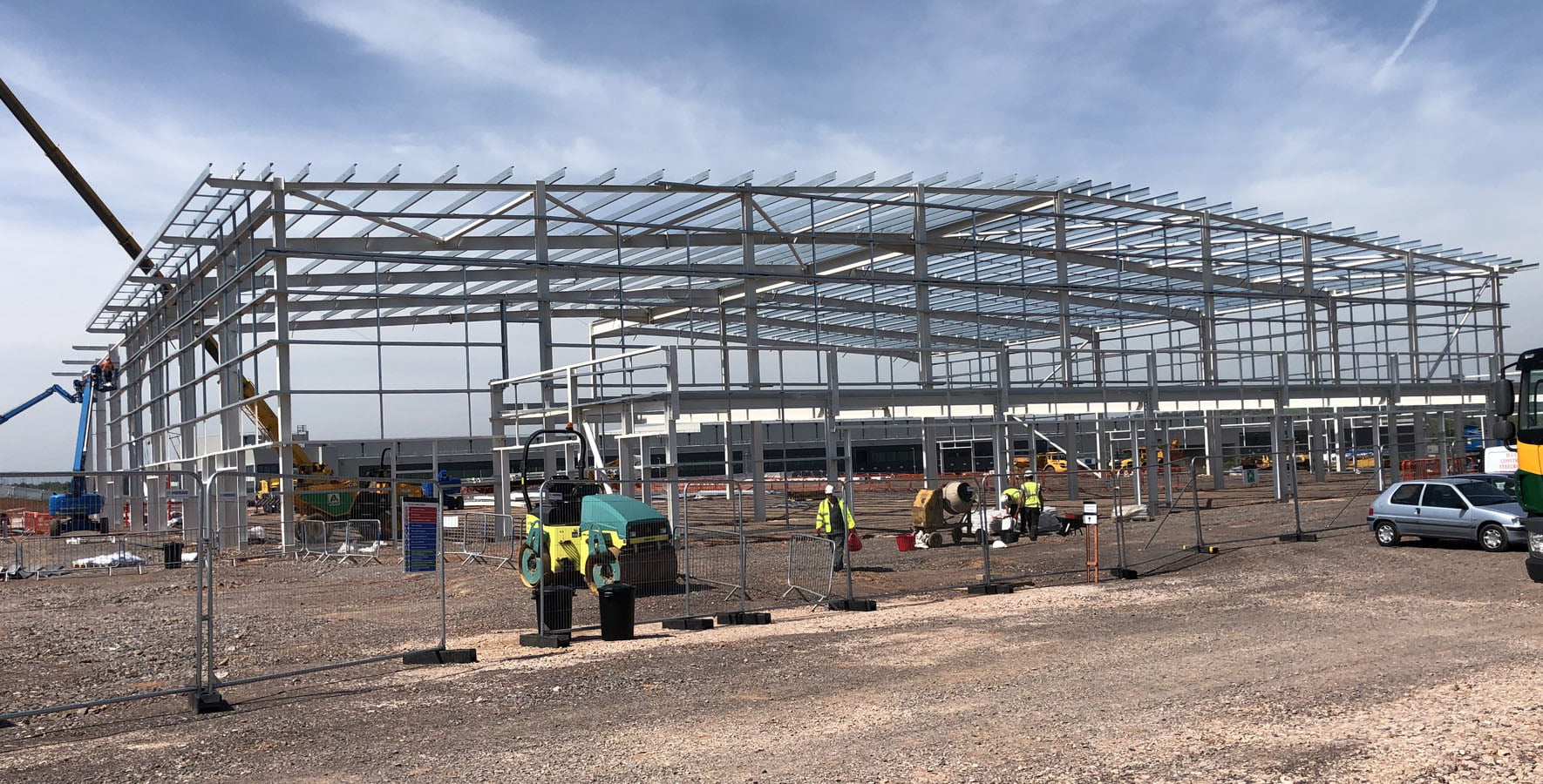 exeter logistics park - structural steel - Billington Structures