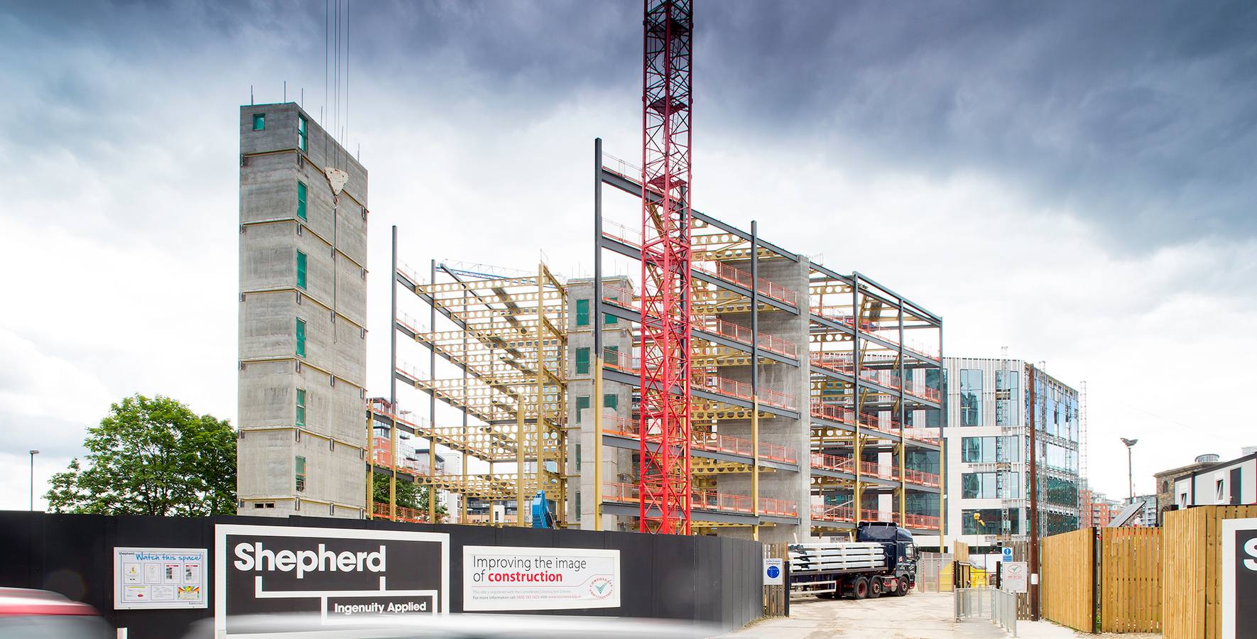 5 and 6 Wellington Place - Structural Steelwork - Billington Structures