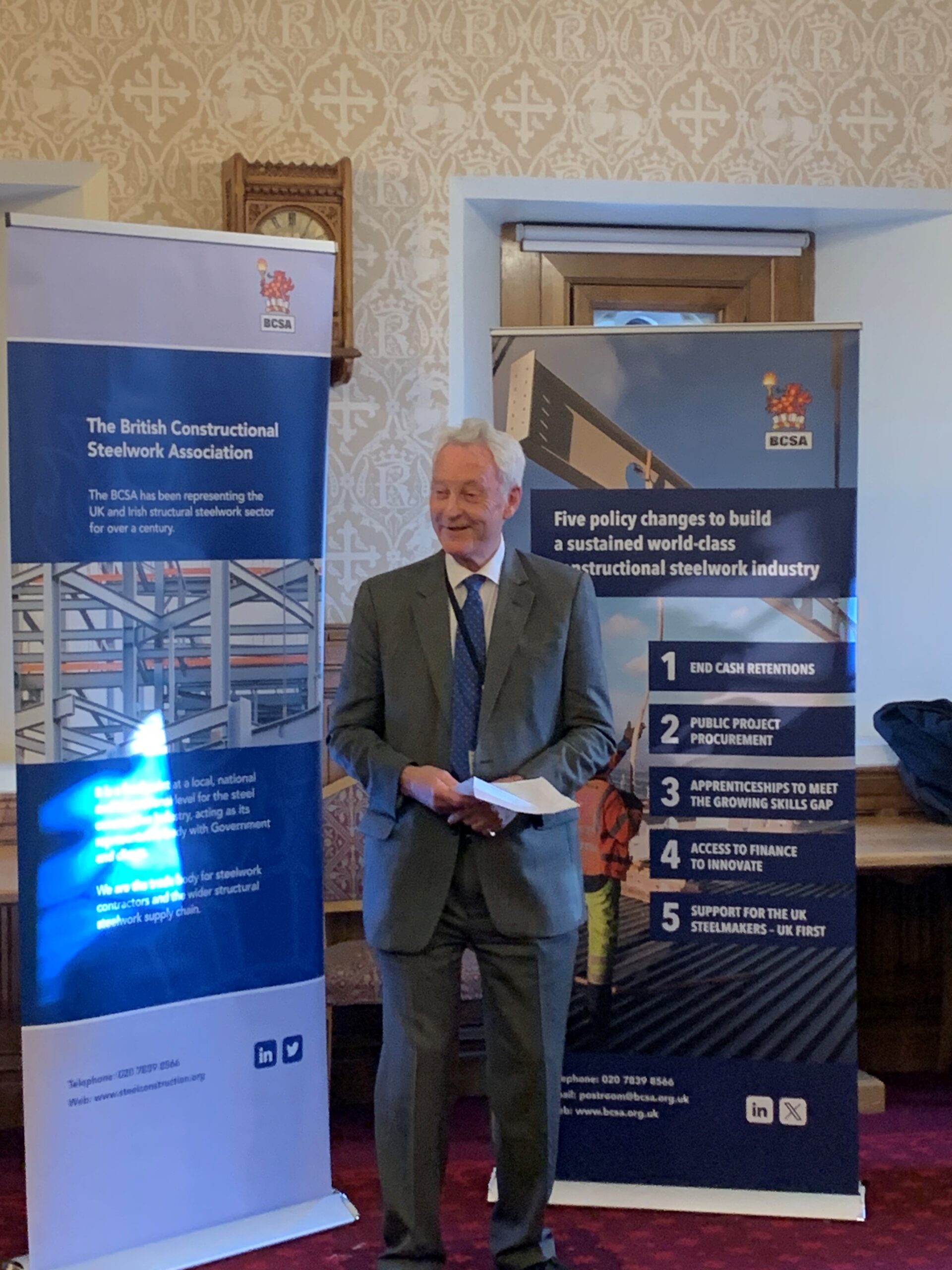 Lord Aberdare at the House of Lords