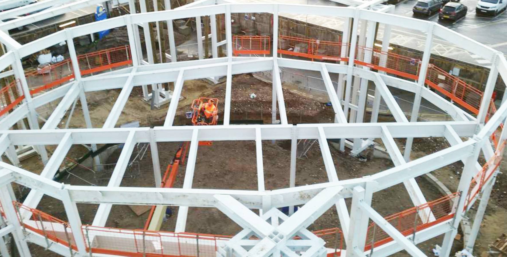 M3 Fleet Southbound Services - Structural Steelwork - Billingtons