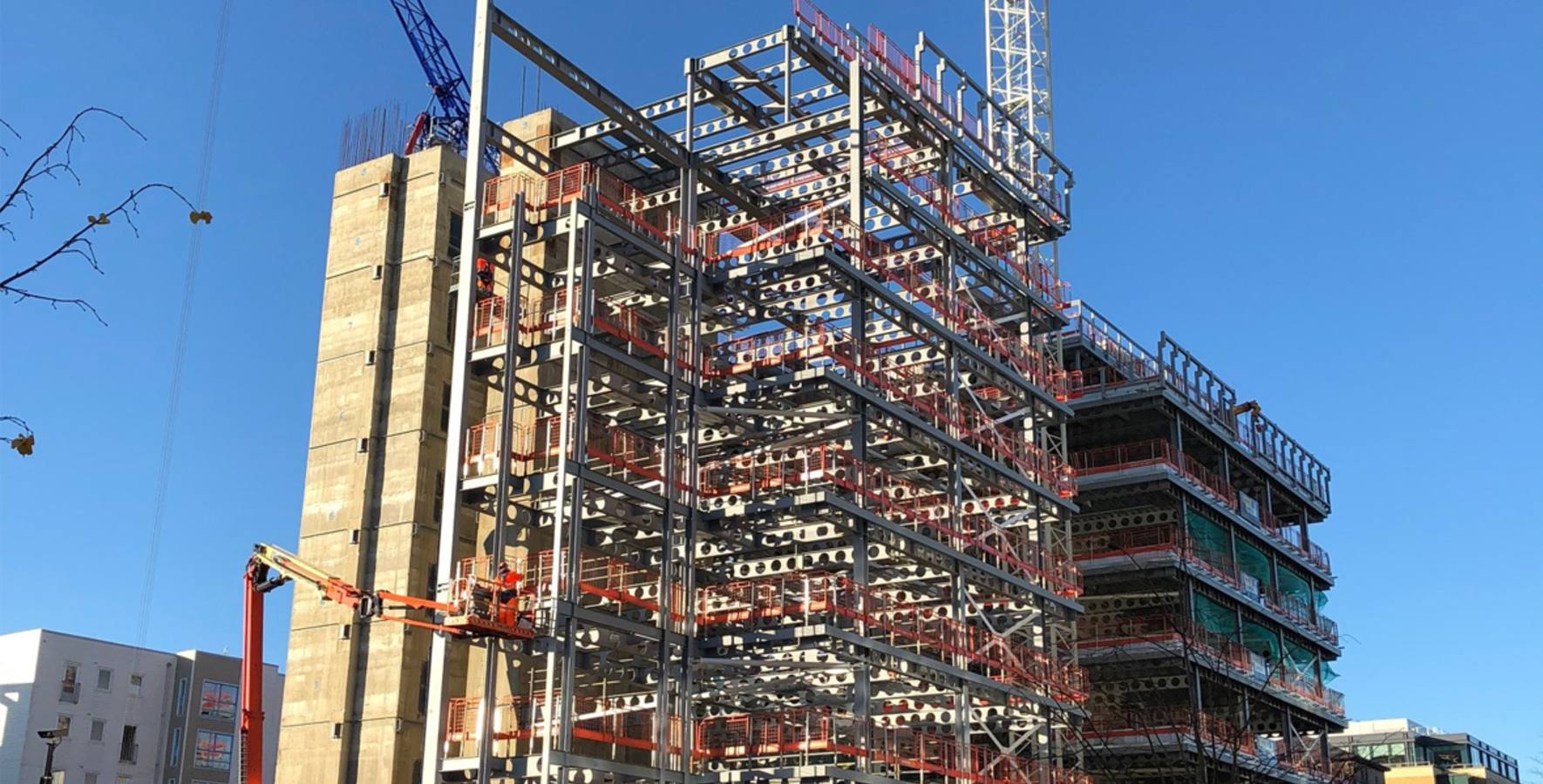 50-60 Station Road - Cambridge construction steel