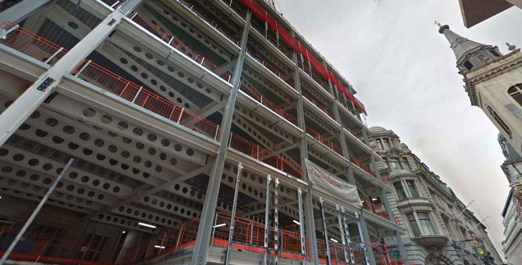 Lombard Street - steel frame structure