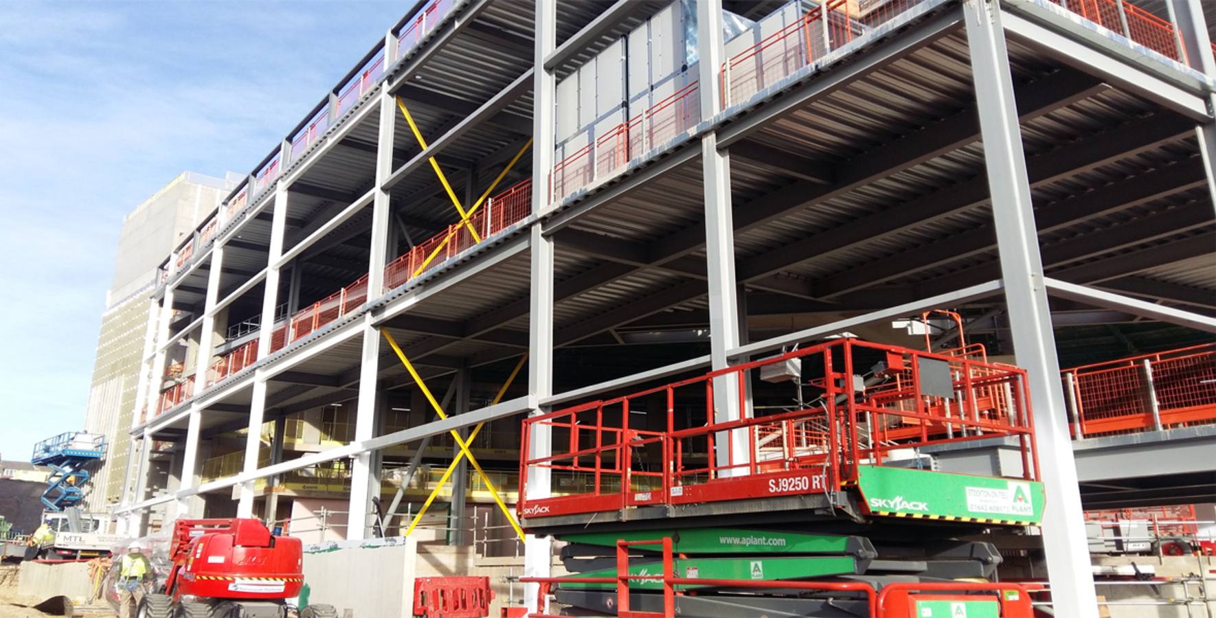 Newcastle university - structural steelwork - Billington