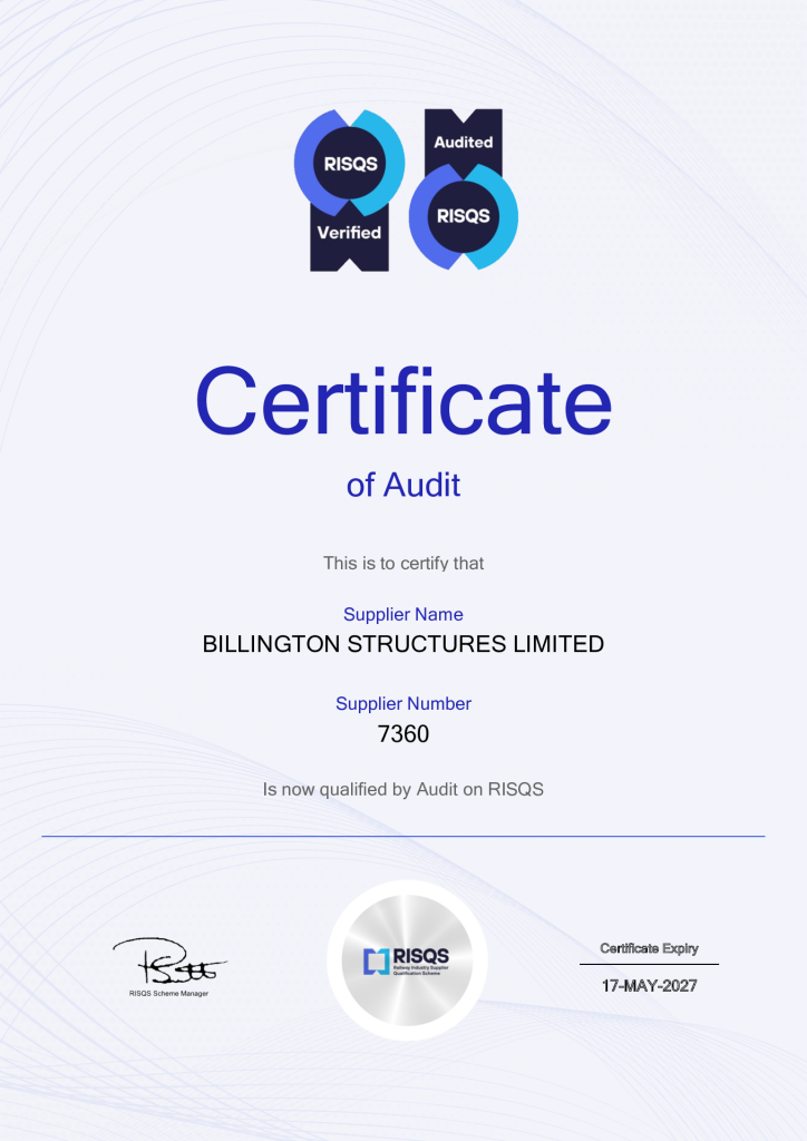 RISQS (Rail Industry Supplier Qualification Scheme)