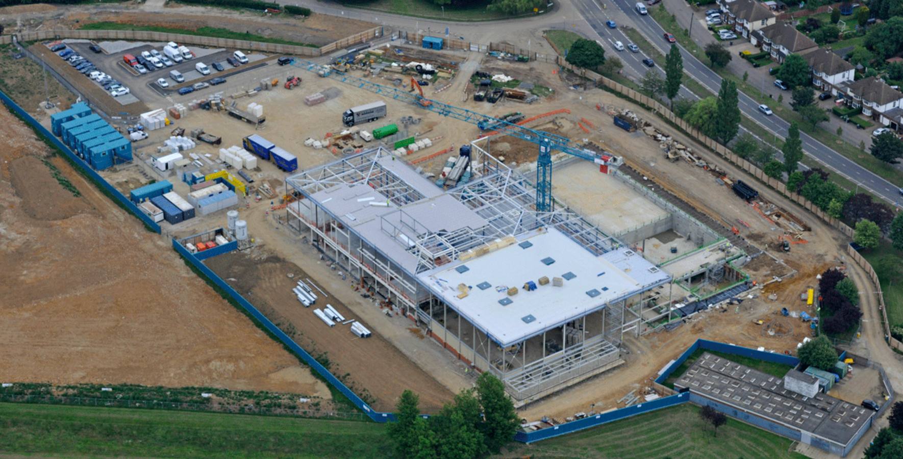 Aquatics Centre in Luton - Billington Structures - structural steelwork